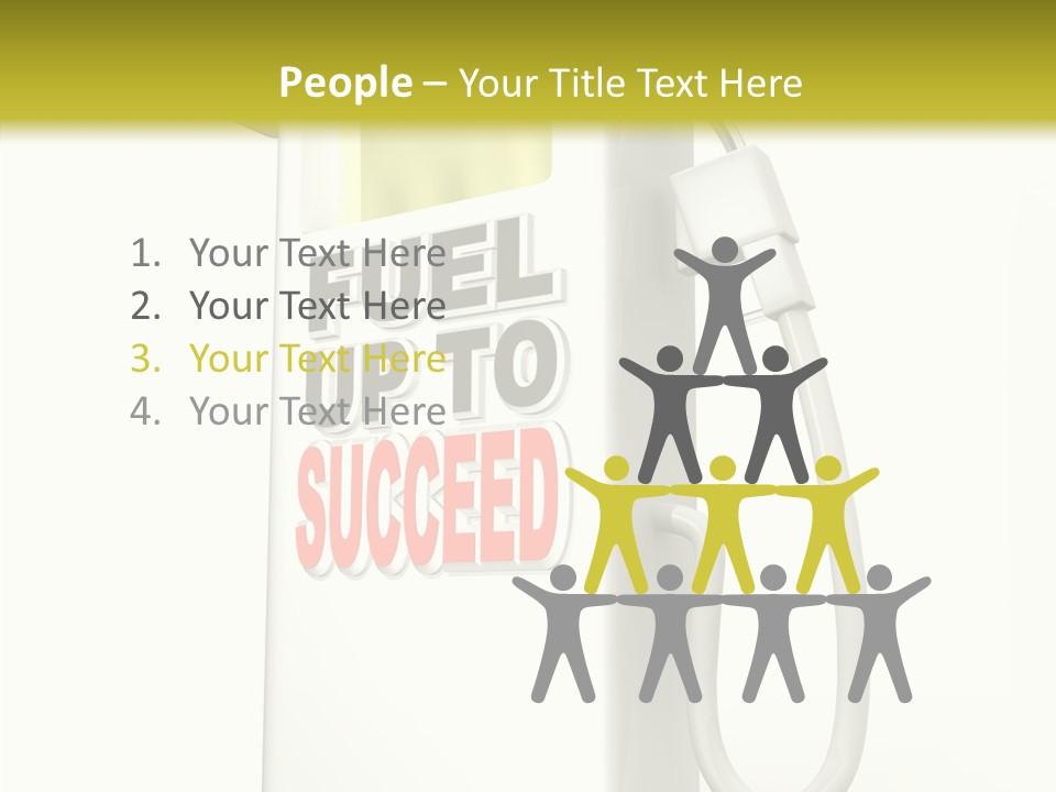 Gas Station Pride Fuel Pump PowerPoint Template