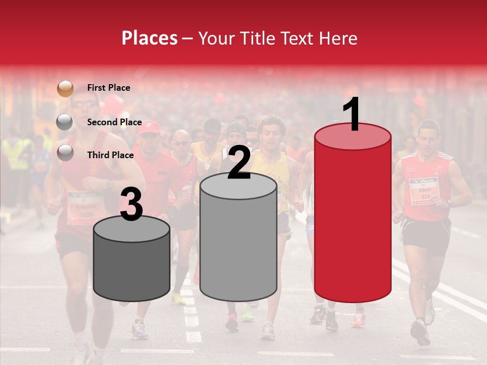 Group City Race PowerPoint Template
