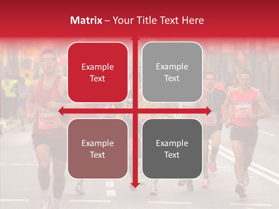 Group City Race PowerPoint Template