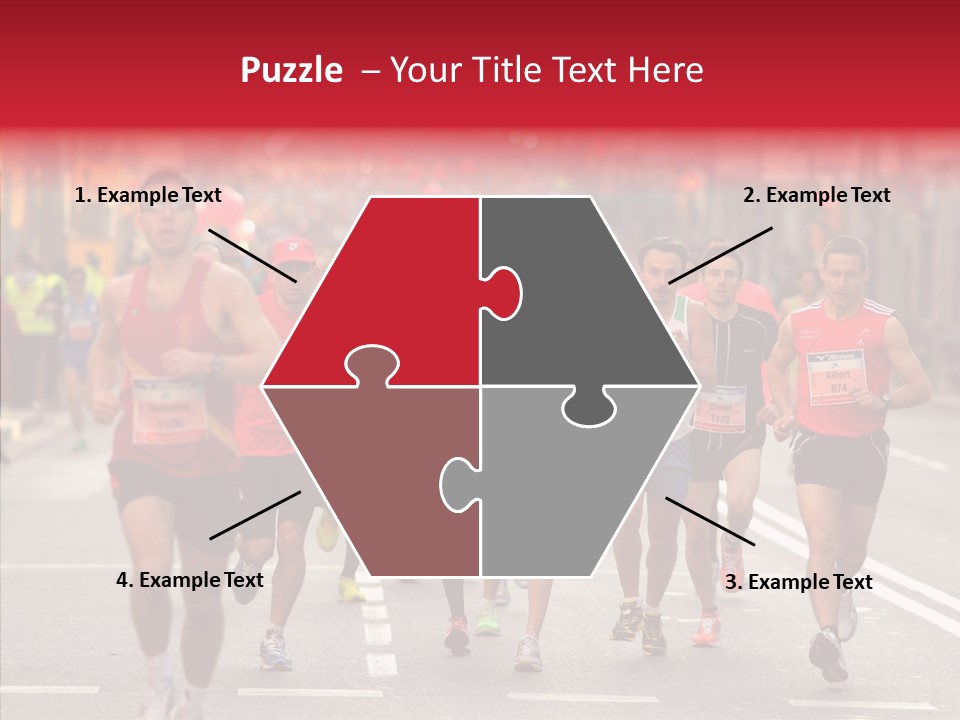 Group City Race PowerPoint Template