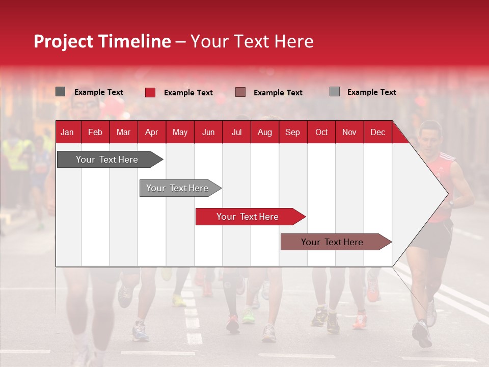 Group City Race PowerPoint Template