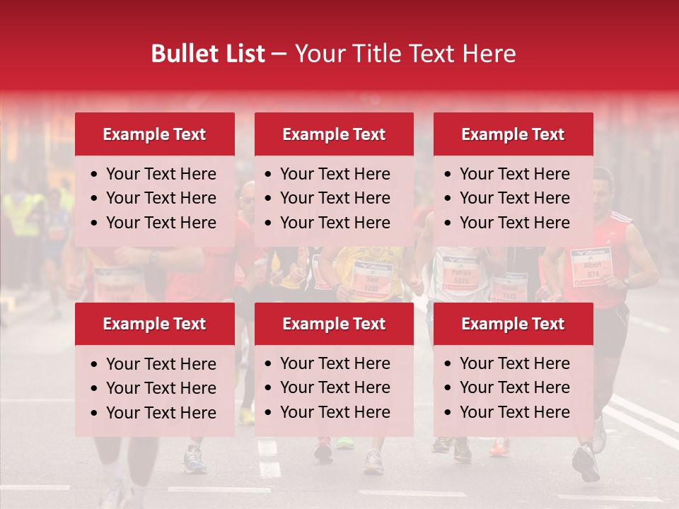 Group City Race PowerPoint Template