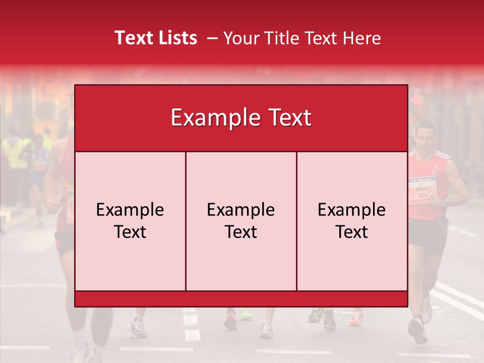 Group City Race PowerPoint Template