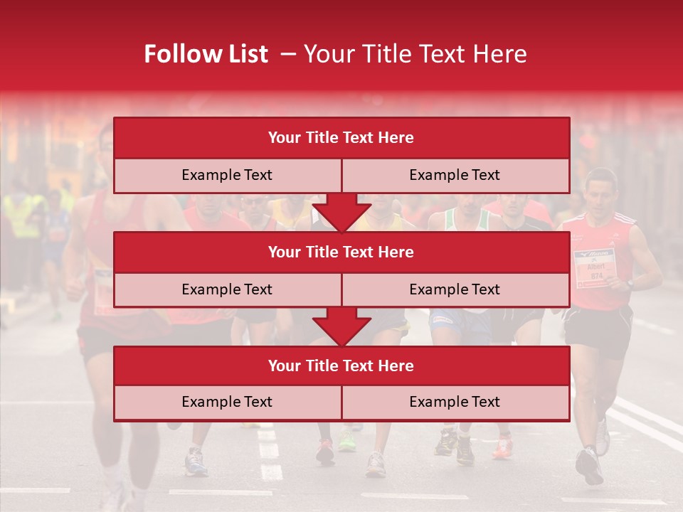 Group City Race PowerPoint Template