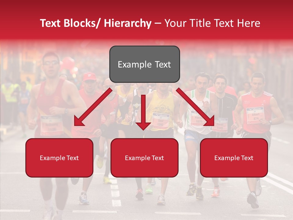 Group City Race PowerPoint Template