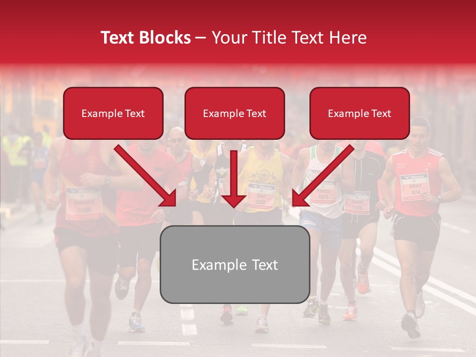 Group City Race PowerPoint Template
