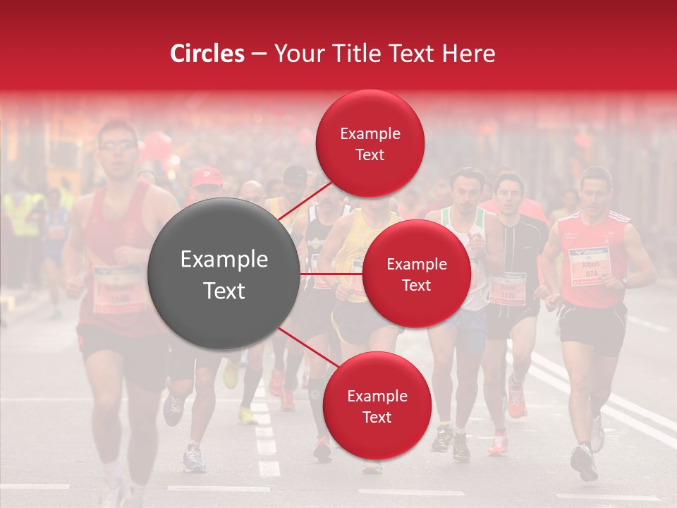 Group City Race PowerPoint Template