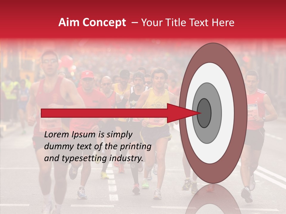 Group City Race PowerPoint Template