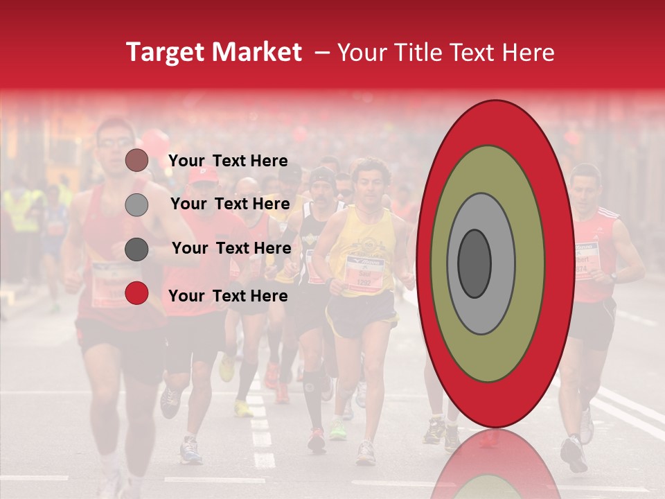 Group City Race PowerPoint Template