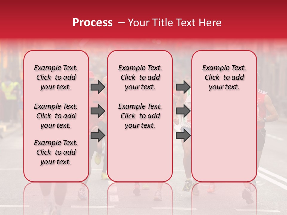 Group City Race PowerPoint Template