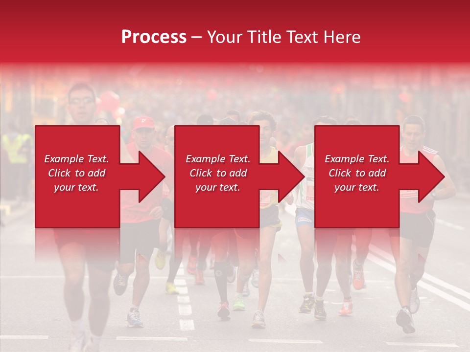 Group City Race PowerPoint Template