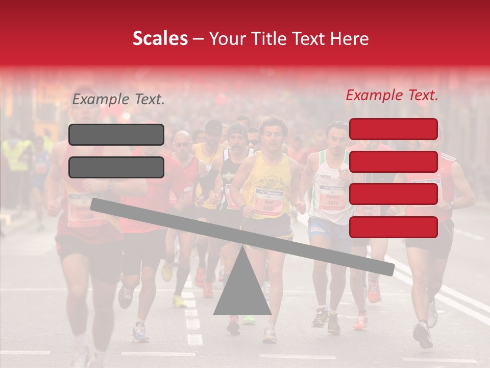 Group City Race PowerPoint Template