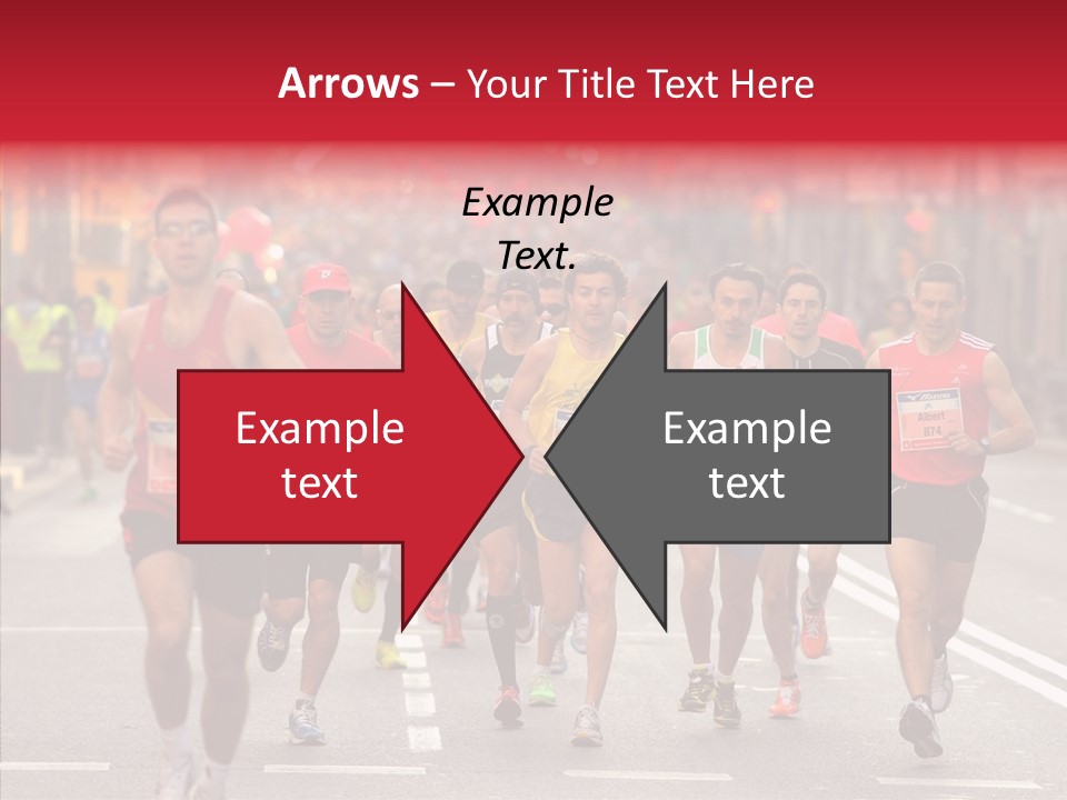 Group City Race PowerPoint Template