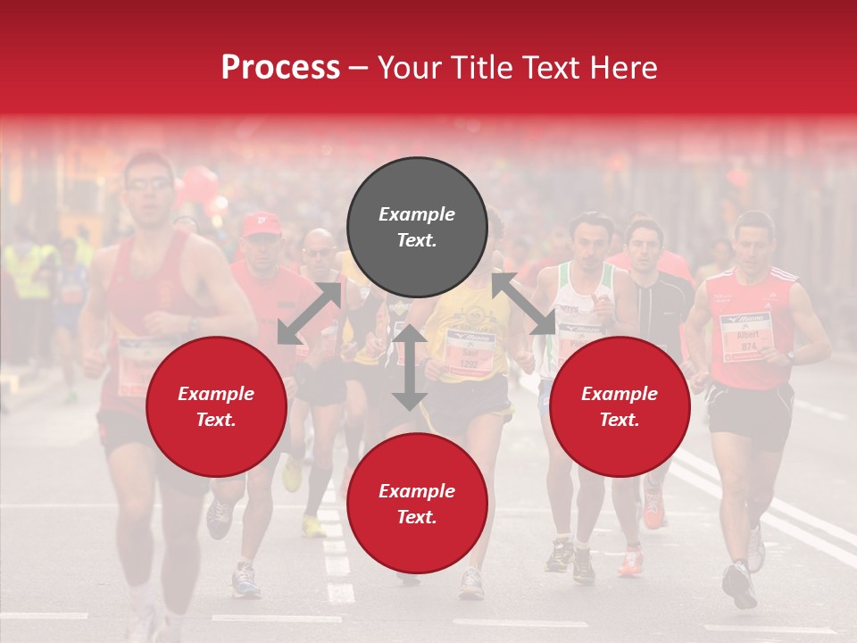 Group City Race PowerPoint Template
