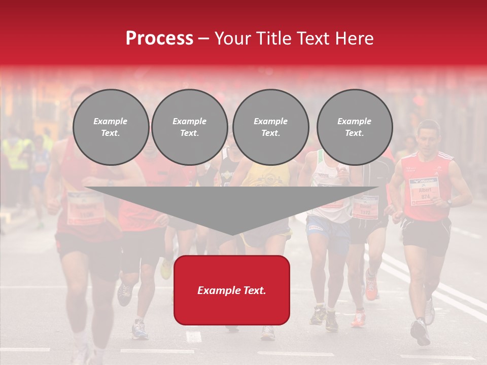 Group City Race PowerPoint Template