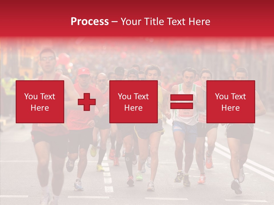 Group City Race PowerPoint Template