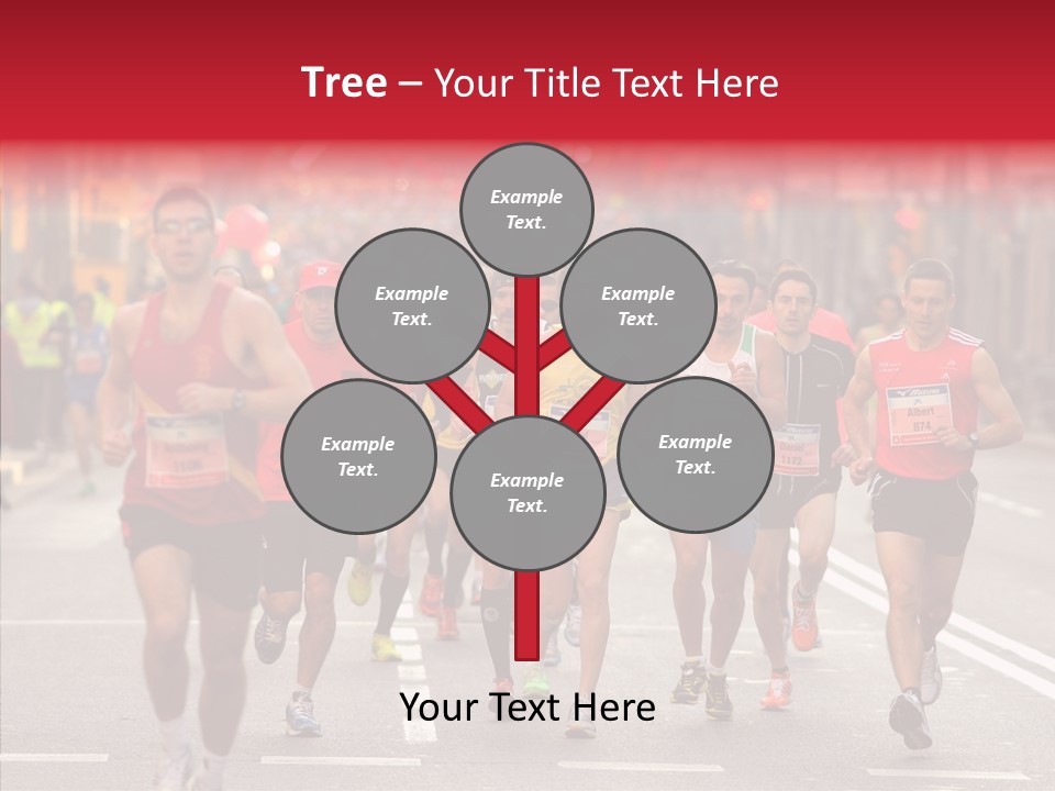 Group City Race PowerPoint Template