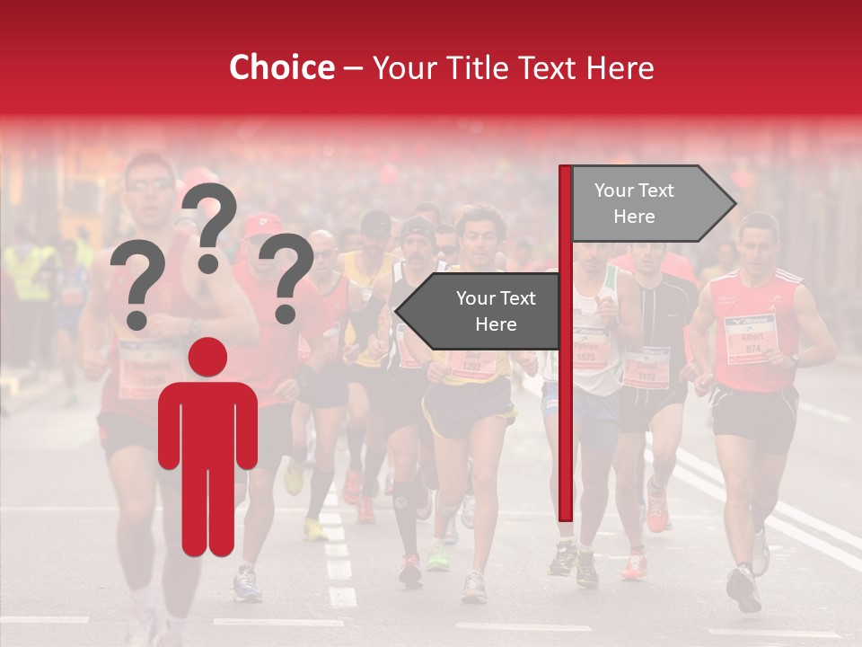 Group City Race PowerPoint Template