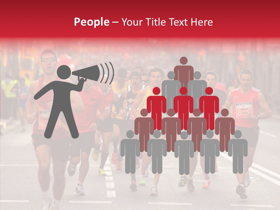 Group City Race PowerPoint Template