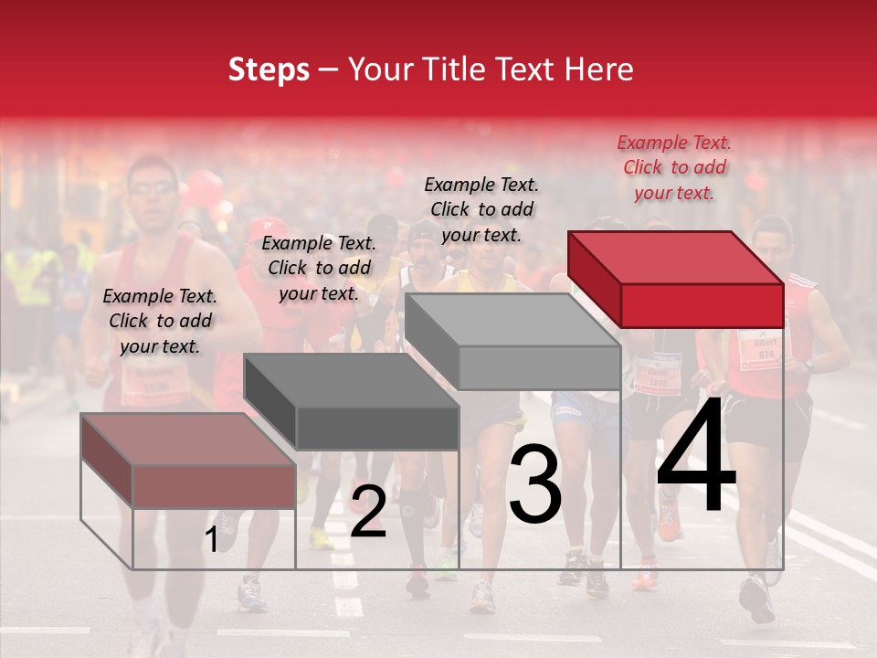 Group City Race PowerPoint Template