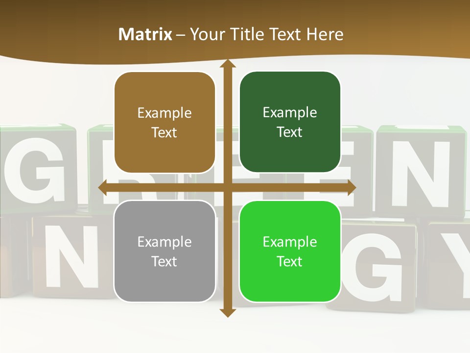 Cubes Energy Power PowerPoint Template