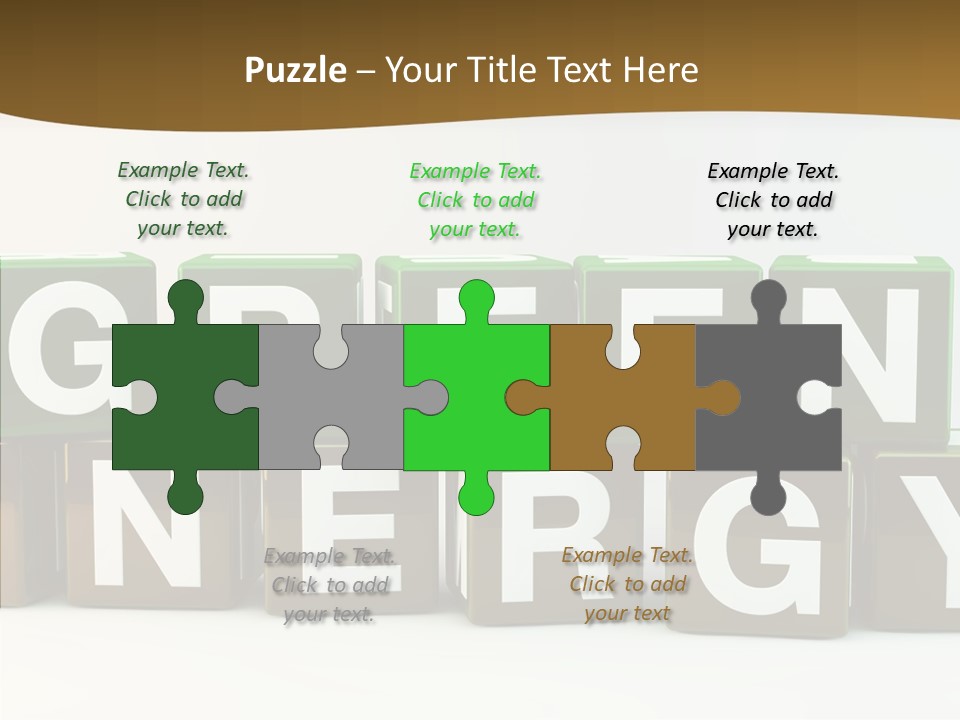 Cubes Energy Power PowerPoint Template