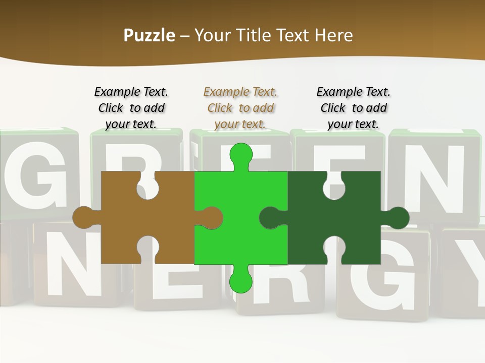 Cubes Energy Power PowerPoint Template