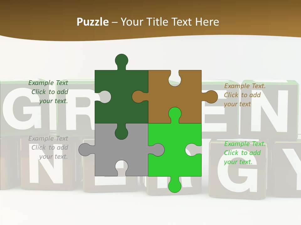 Cubes Energy Power PowerPoint Template