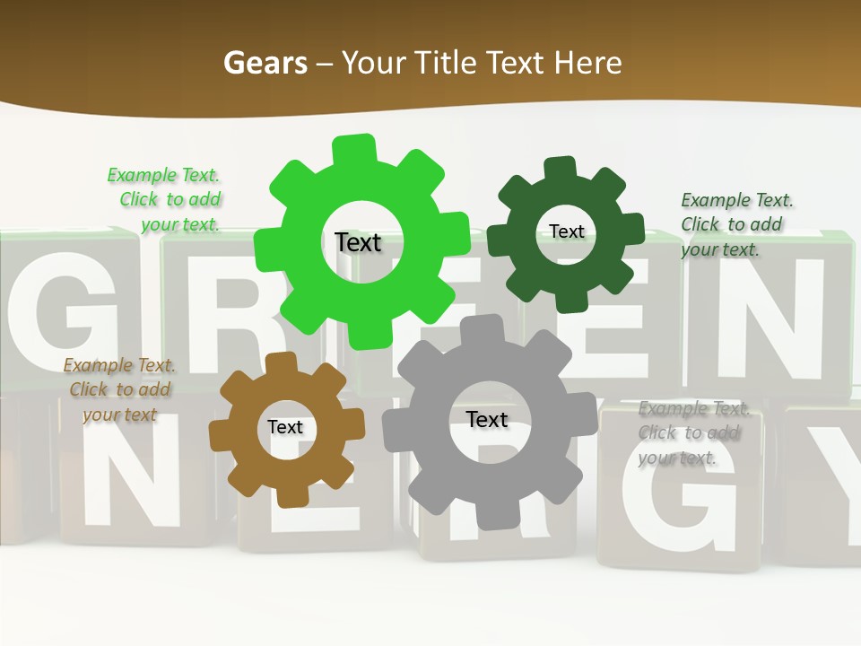 Cubes Energy Power PowerPoint Template