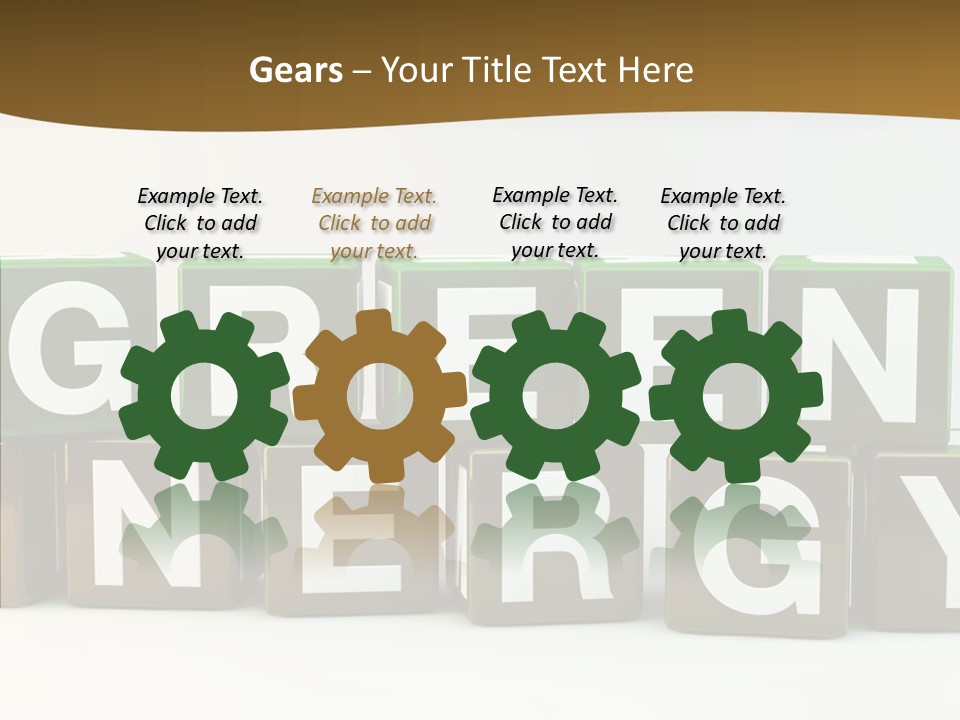 Cubes Energy Power PowerPoint Template