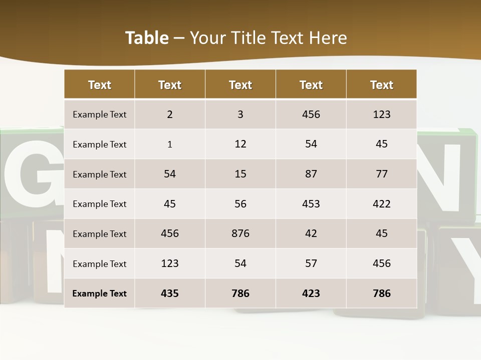 Cubes Energy Power PowerPoint Template