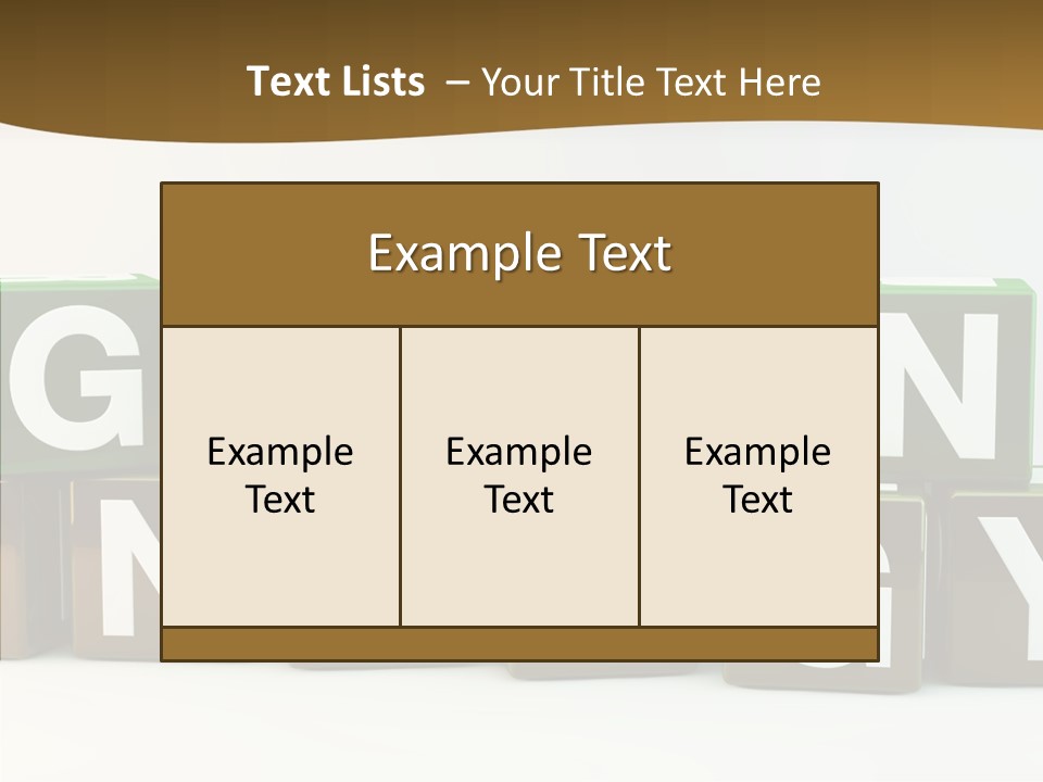 Cubes Energy Power PowerPoint Template