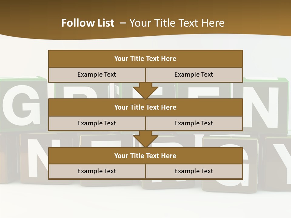 Cubes Energy Power PowerPoint Template