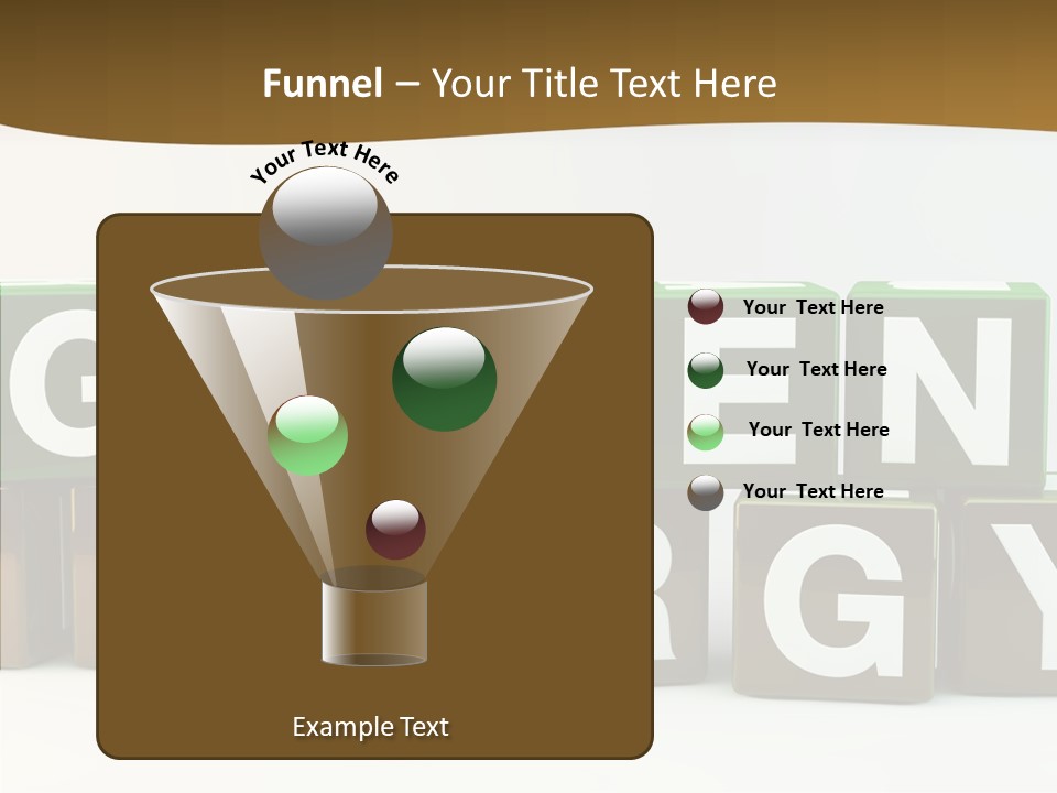 Cubes Energy Power PowerPoint Template