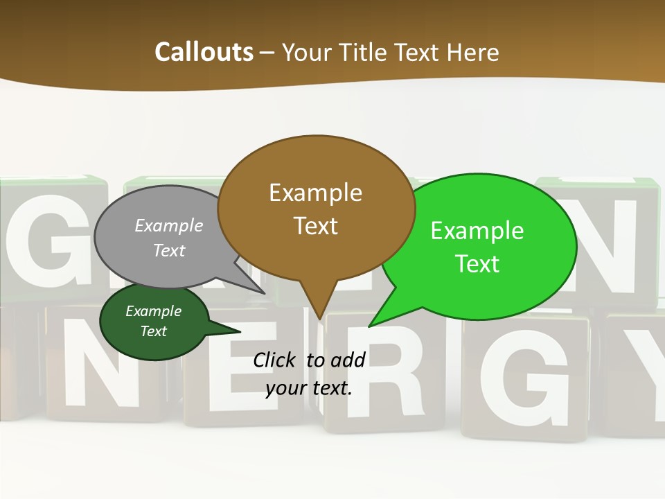 Cubes Energy Power PowerPoint Template