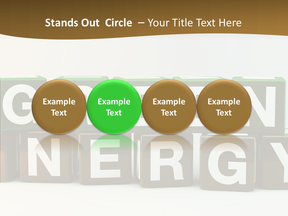 Cubes Energy Power PowerPoint Template