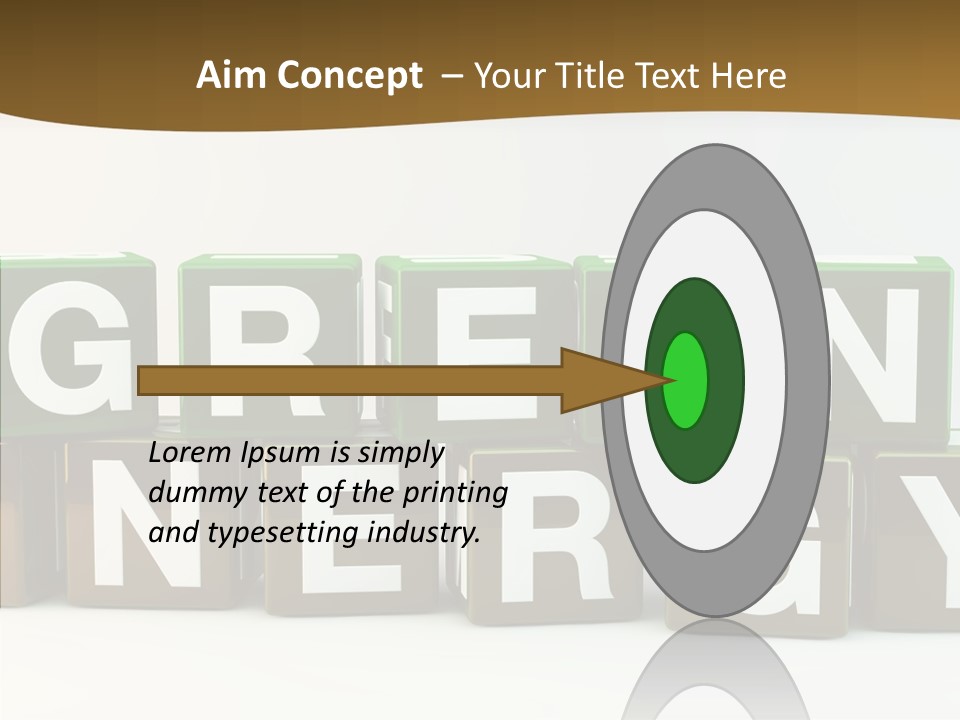 Cubes Energy Power PowerPoint Template