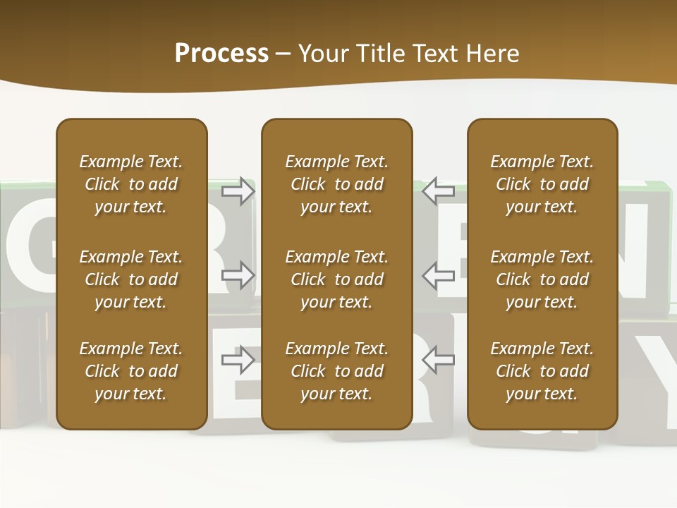 Cubes Energy Power PowerPoint Template