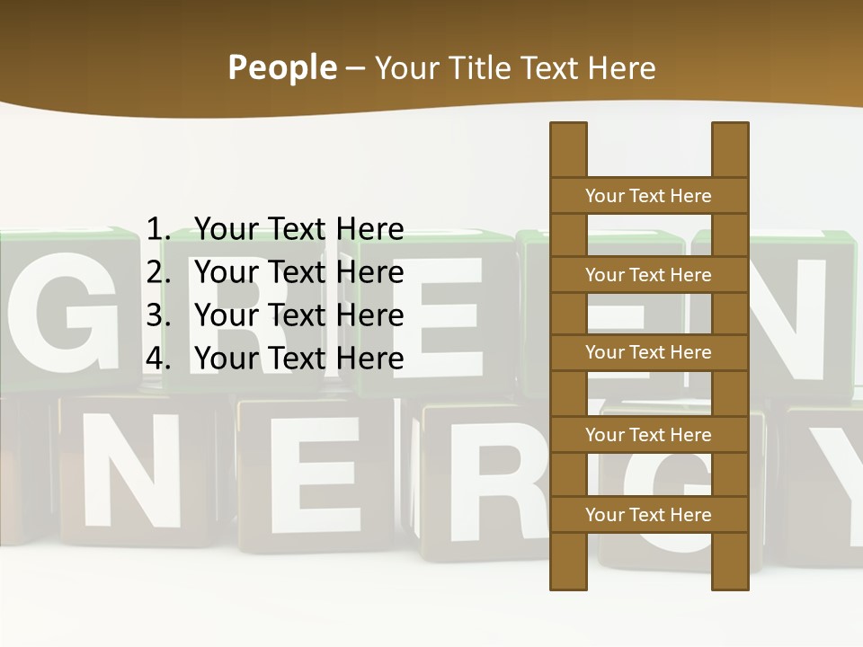 Cubes Energy Power PowerPoint Template