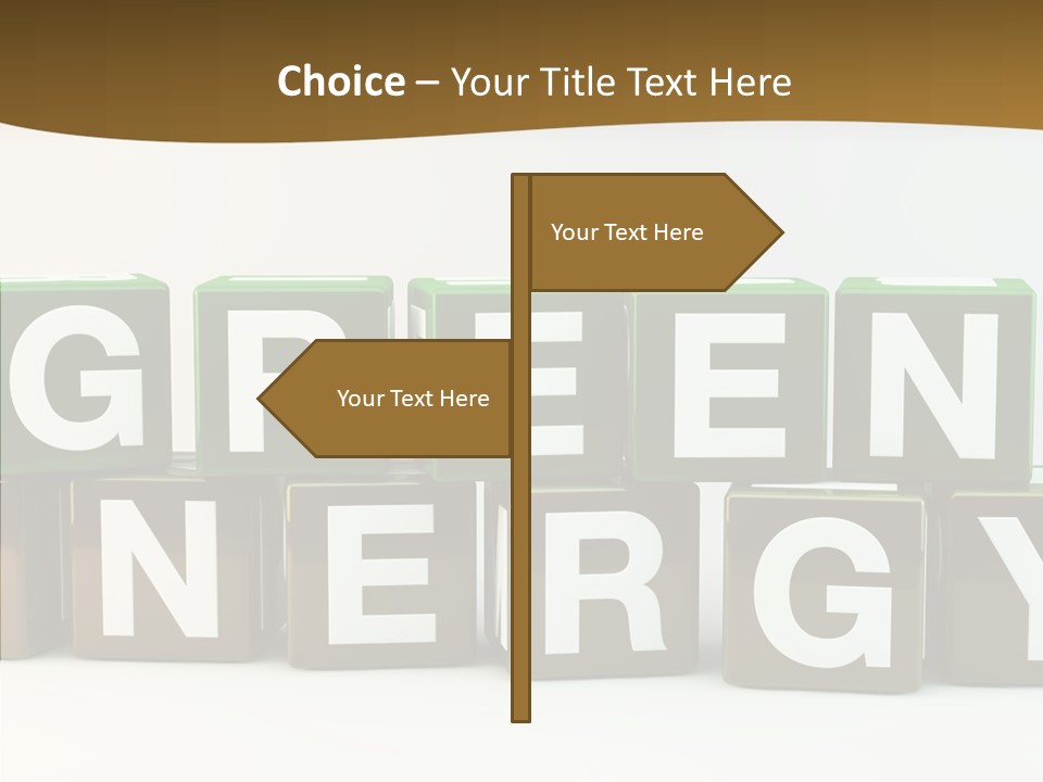 Cubes Energy Power PowerPoint Template