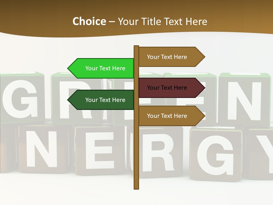 Cubes Energy Power PowerPoint Template