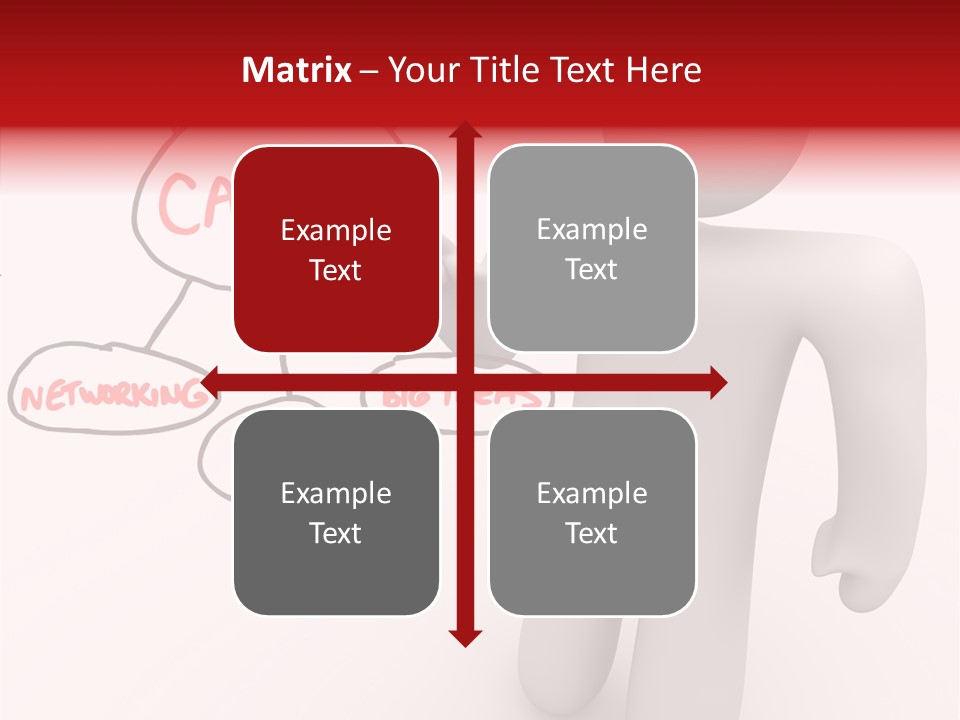 Connected Pen Career PowerPoint Template
