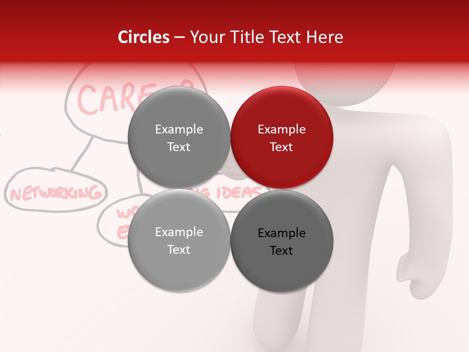 Connected Pen Career PowerPoint Template