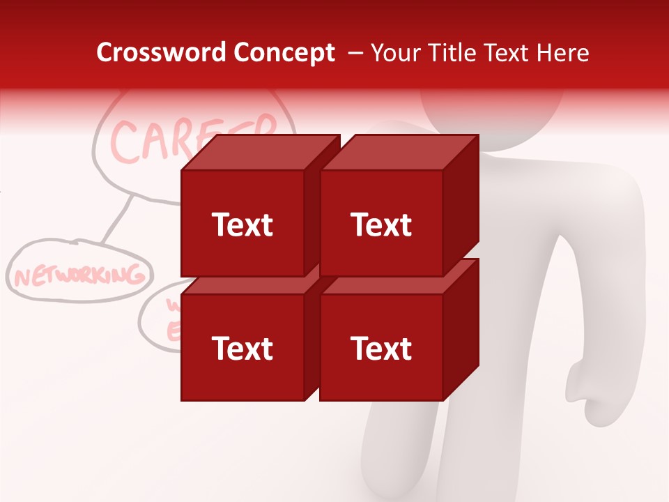 Connected Pen Career PowerPoint Template