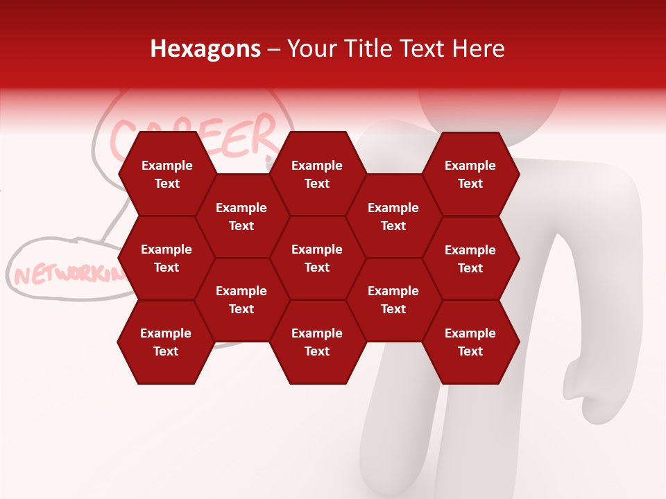 Connected Pen Career PowerPoint Template