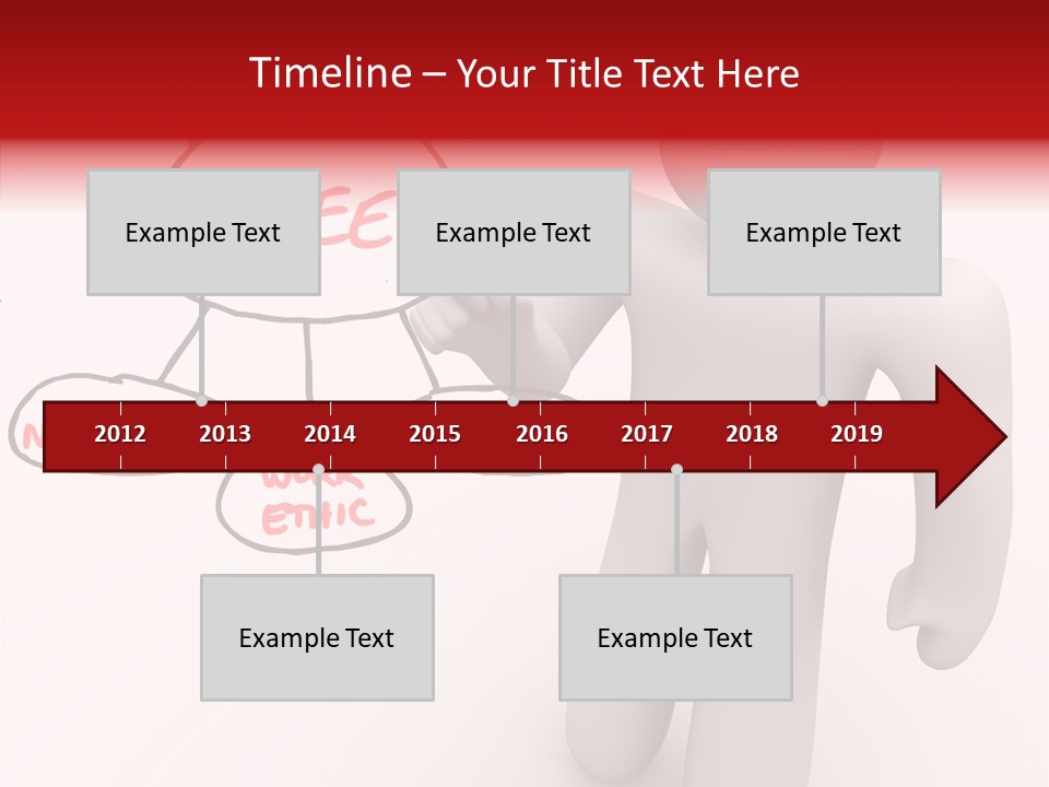 Connected Pen Career PowerPoint Template