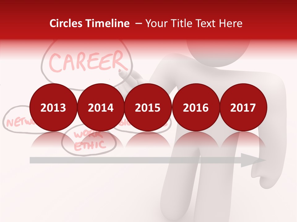 Connected Pen Career PowerPoint Template