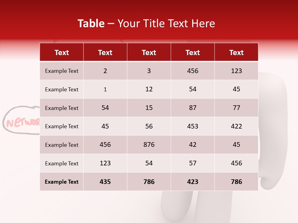 Connected Pen Career PowerPoint Template