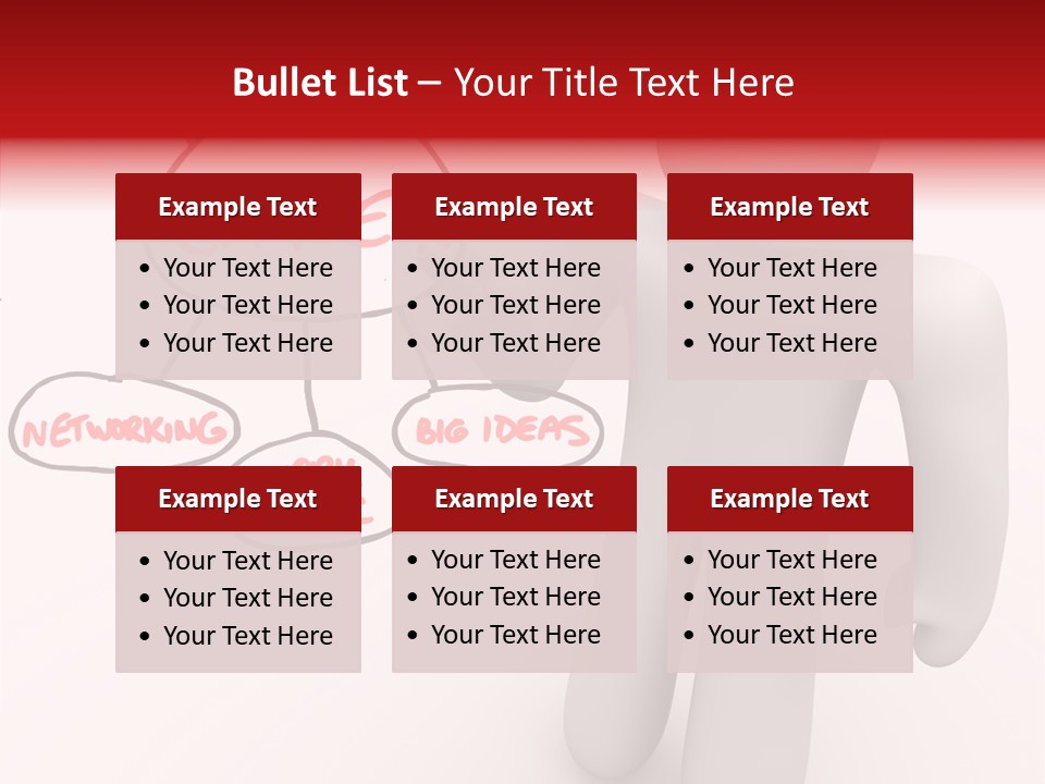 Connected Pen Career PowerPoint Template