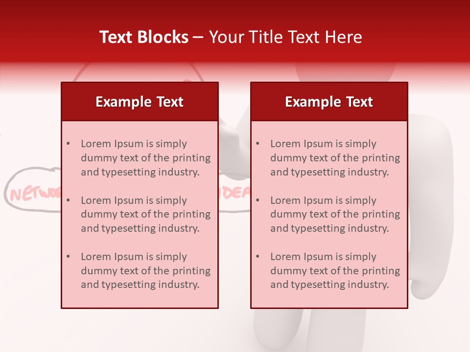 Connected Pen Career PowerPoint Template